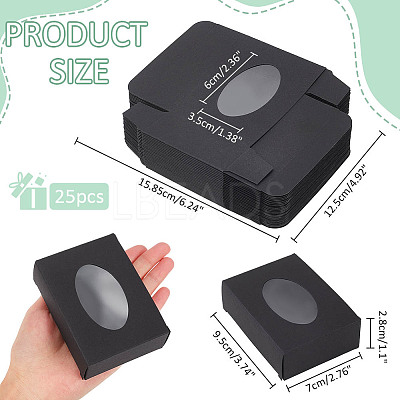 Rectangle Folding Paper Storage Boxes CON-WH0106-01A-01-1
