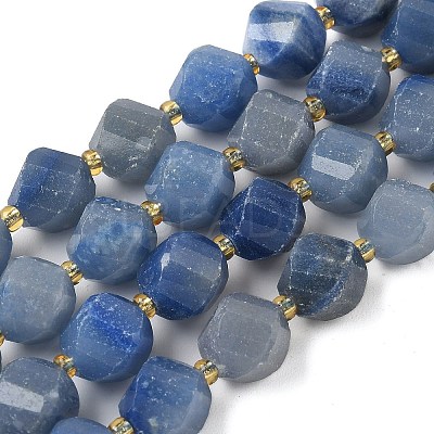 Natural Blue Aventurine Beads Strands G-U023-A04-01-1