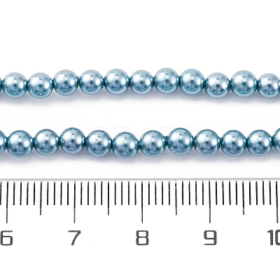Shell Pearl Beads Strands BSHE-K015-4mm-02-1
