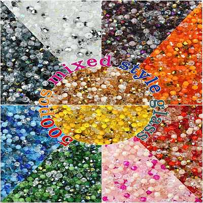 Mixed Styles Glass Beads GLAA-YWC0003-01A-1