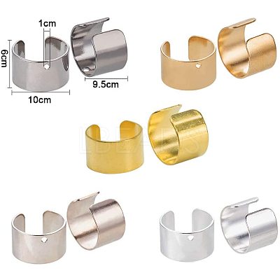 Brass Earring Findings KK-PH0035-26-1