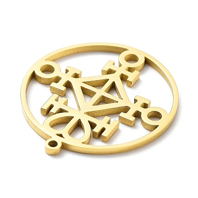 304 Stainless Steel Pendants STAS-D036-09G-1