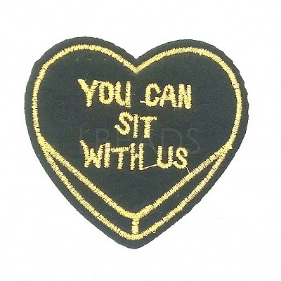 Computerized Embroidery Cloth Iron on/Sew on Patches DIY-F034-D05-1