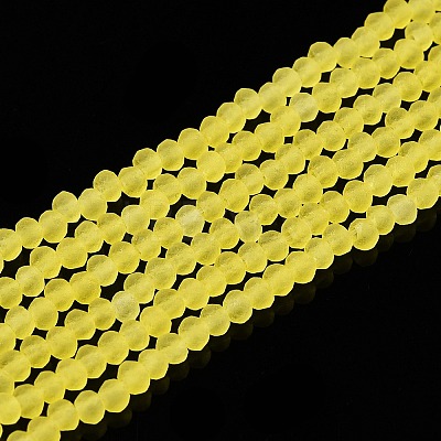 Transparent Glass Beads Strands LS-EGLA-A044-T1mm-MD29-1