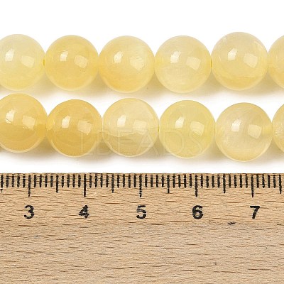 Natural Golden Silk Jade Beads Strands G-Z112-A01-4mm-1