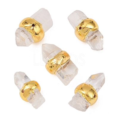 Natural Quartz Crystal Beads KK-H516-03G-1