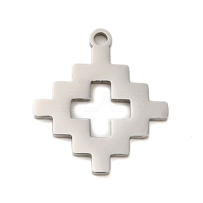 Non-Tarnish 304 Stainless Steel Pendants STAS-S123-03P-09-1