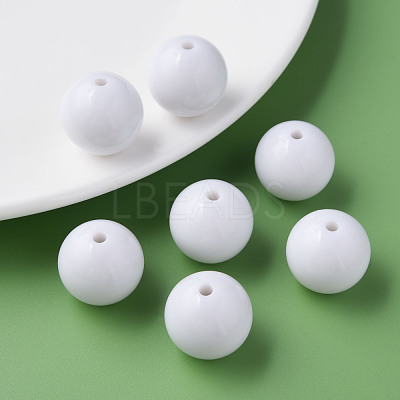Opaque Acrylic Beads MACR-S370-C20mm-01-1