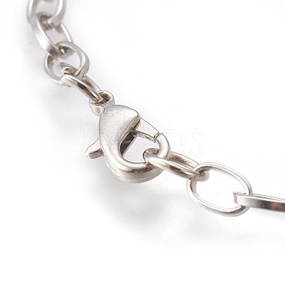Iron Cable Chain Bracelet Making X-IFIN-H031-P-1