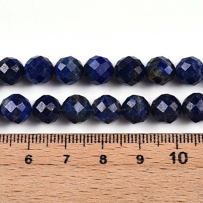 Natural Lapis Lazuli Beads Strands G-S345-8mm-24-1