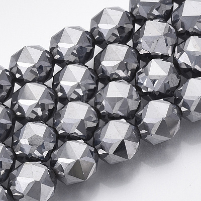 Terahertz Stone Beads Strands G-R462-039B-1