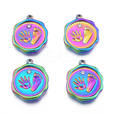 304 Stainless Steel Pendants STAS-N098-159M-1