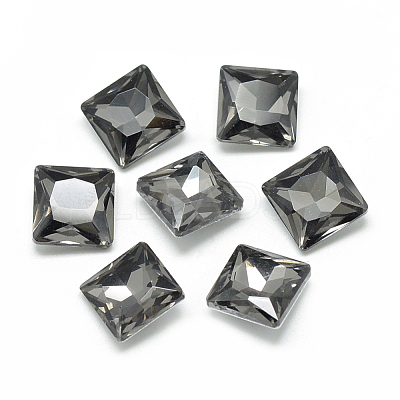Pointed Back Glass Rhinestone Cabochons RGLA-T027-8x8mm-07-1