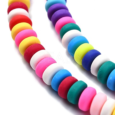 Handmade Polymer Clay Beads Strands CLAY-N008-008A-1