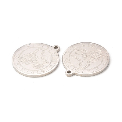 Non-Tarnish 304 Stainless Steel Pendants STAS-A074-03F-P-1