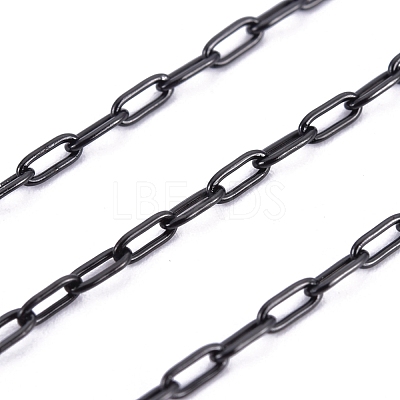 304 Stainless Steel Paperclip Chains CHS-F010-01A-B-01-1