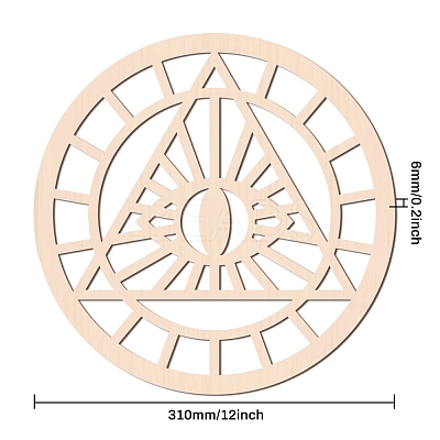Laser Cut Wooden Wall Sculpture WOOD-WH0101-009-1