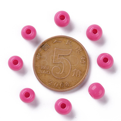 Opaque Acrylic Beads MACR-S370-C6mm-A13-1