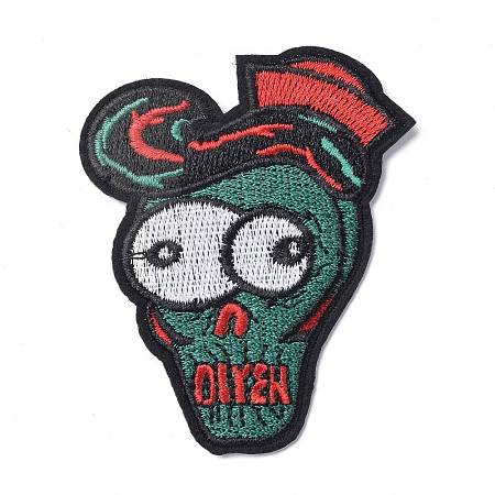 Computerized Embroidery Cloth Iron on/Sew on Patches DIY-M009-06-1