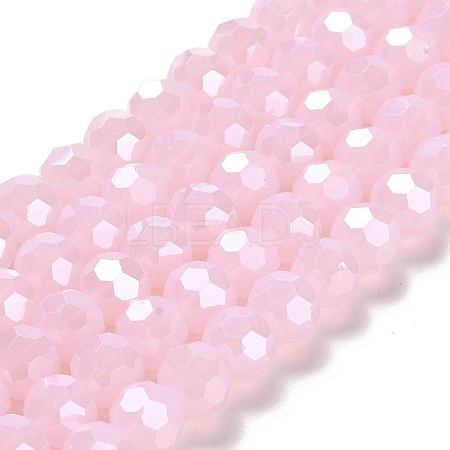 Electroplate Glass Beads Strands X-EGLA-A035-J10mm-A02-1