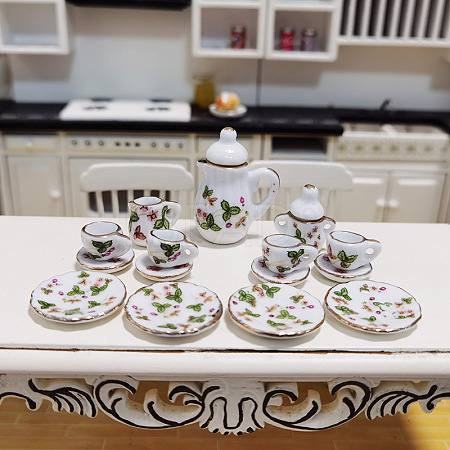 Mini Ceramic Tea Sets BOTT-PW0002-124F-1