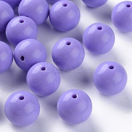 Opaque Acrylic Beads MACR-S370-C20mm-SS2114-1