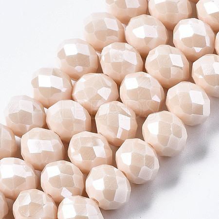 Electroplate Glass Beads Strands EGLA-A034-P2mm-A17-1