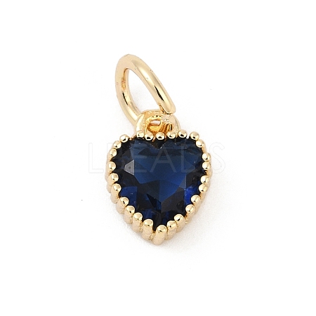Brass Micro Pave Cubic Zirconia Pendants LS-KK-H204-01KCG-01-1