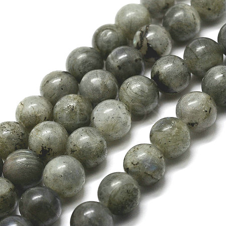Natural Labradorite Bead Strands X-G-P256-01-4mm-1