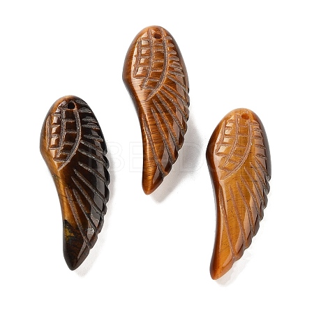 Natural Tiger Eye Pendants G-C134-05G-1