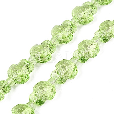 Transparent Glass Beads Strands DGLA-N021-02A-09-1