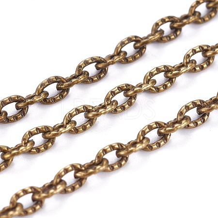 Iron Textured Cable Chains CH-0.8YHSZ-AB-1