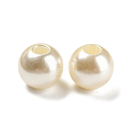 ABS Plastic Imitation Pearl Bead KY-C017-18C-1