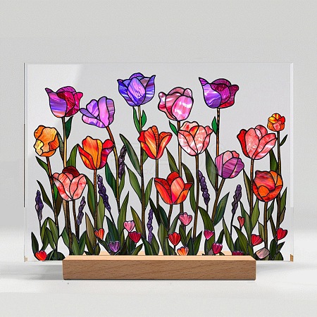 Flower Acrylic Display Stand PW-WG5F9F0-04-1