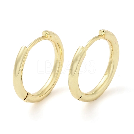 Rack Plating Brass Huggie Hoop Earrings EJEW-Q773-16G-1