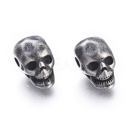 Halloween 304 Stainless Steel Beads STAS-M274-092AS-1