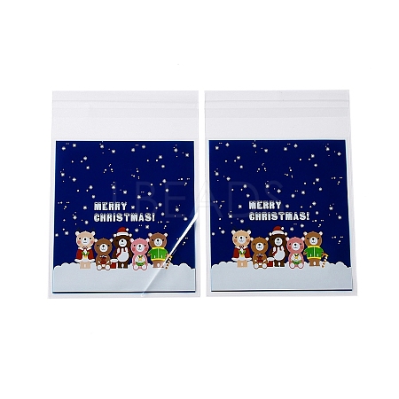 Christmas Theme Plastic Bakeware Bag OPP-Q004-04E-1