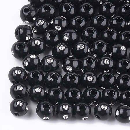 Plating Acrylic Beads PACR-T006-02A-1