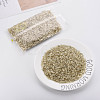 Plated Glass Bugle Beads SEED-S046-01B-22-2