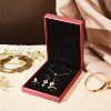 Rectangle PU Leather with Lint Jewelry Storage Box AJEW-WH0505-86A-02-5