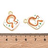 Printed Brass Pendants KK-CBA42CA-04G-04-3