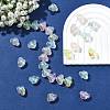 35Pcs 7 Colors Transparent Acrylic Beads MACR-CJ0002-43-5