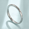 304 Stainless Steel Plain Band Rings STAS-I160-E02-P-1