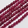 Natural Malaysia Jade Bead Strands G-A147-6mm-A09-3