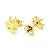 Cute Little Animal Theme 304 Stainless Steel Stud Earrings EJEW-B041-03A-G-3