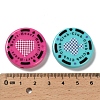 Printed Opaque Acrylic Beads OACR-D316-20-3