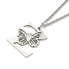 201 Stainless Steel Necklaces NJEW-Q336-01Z-P-4