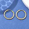 Ion Plating(IP) 304 Stainless Steel Huggie Hoop Earrings EJEW-F111A-20mm-G-4