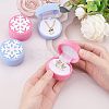 4Pcs 2 Colors Velvet Jewelry Packing Boxes VBOX-CA0001-003-3