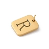 304 Stainless Steel Charms LS-STAS-R001-01G-R-2